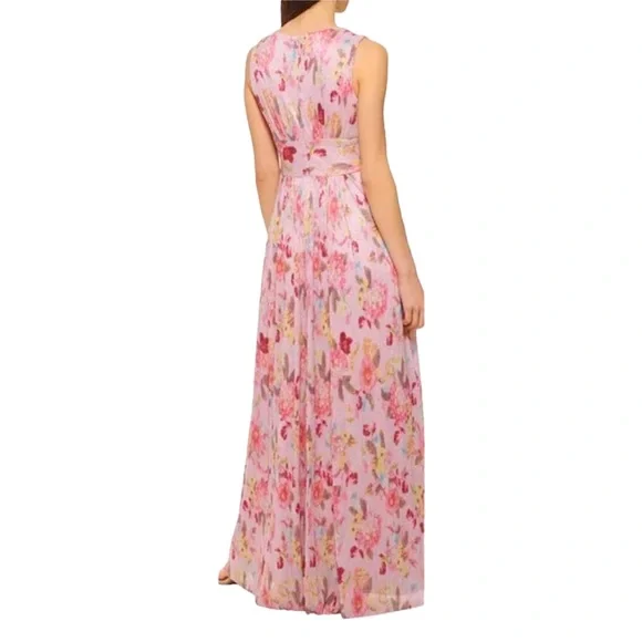 NWT Jessica Howard Carlyle Metallic
Pleated Chiffon Gown - Picture 2 of 8